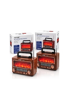 İbreli Şömineli Radyo - Retro Am - Fm - Sw Usb - Type-c Sarjlı Bt - Tf - Usb Speaker Ns-02a Pl-4731 5580 İbreli Şömineli Radyo - Retro Am - Fm - Sw Usb - Type-c Sarjlı Bt - Tf - Usb Speaker Ns-02a Pl-4731 5580