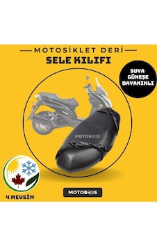 Motobros Peugeot Django 150 Uyumlu Motosiklet Siyah Deri Sele Kılıfı Motobros Peugeot Django 150 Uyumlu Motosiklet Siyah Deri Sele Kılıfı