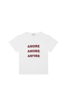 Antebies Pamuk, Sustainable, Krem Kalp İşlemeli Kız Çocuk Tshirt Kırmızı Antebies Pamuk, Sustainable, Krem Kalp İşlemeli Kız Çocuk Tshirt Kırmızı