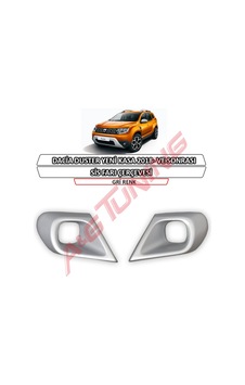 Yeni Dacia Duster Sis Farı Çerçevesi Gri Renk 2018- Sonrası Yeni Dacia Duster Sis Farı Çerçevesi Gri Renk 2018- Sonrası