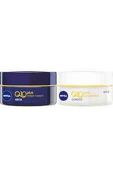 Nivea Q10 Power Gündüz Bakım Kremi SPF15 + Q10 Power Gece Bakım Kremi 2 x 50 ML Nivea Q10 Power Gündüz Bakım Kremi SPF15 + Q10 Power Gece Bakım Kremi 2 x 50 ML