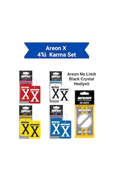 Areon X 4'lü Süper Karma Set Areon X 4'lü Süper Karma Set