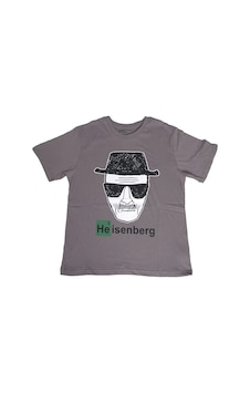 Breaking Bad Heisenberg Tişört Gri Çok Renkli Breaking Bad Heisenberg Tişört Gri Çok Renkli