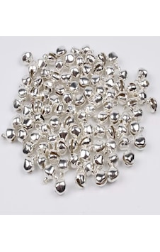 100 Adet 12mm Gümüş Renk Kulplu Zil,çan,çıngırak,metal Amigurumi 100 Adet 12mm Gümüş Renk Kulplu Zil,çan,çıngırak,metal Amigurumi