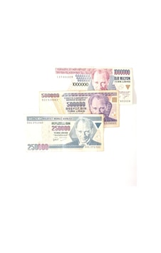 Cumhuriyet İlk Dönemi 7 Emisyon 1.000.000 - 500.000 - 250.000 Türk Lirası Eski Koleksiyon Para Cumhuriyet İlk Dönemi 7 Emisyon 1.000.000 - 500.000 - 250.000 Türk Lirası Eski Koleksiyon Para