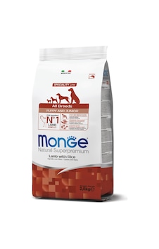 Monge All Breeds Puppy Tüm Irklar İçin Kuzulu Pirinçli Yavru Köpek Maması 2,5 Kg Monge All Breeds Puppy Tüm Irklar İçin Kuzulu Pirinçli Yavru Köpek Maması 2,5 Kg