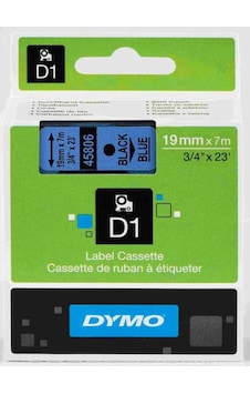Dymo 45806 D1 Yedek Şerit 19MMx7M Mavi\Siyah Dymo 45806 D1 Yedek Şerit 19MMx7M Mavi\Siyah