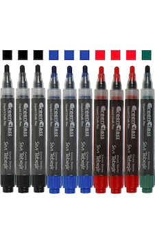 Green Class Sıvı Tebeşir Kalemi-4 Renk-10’ Lu Green Class Sıvı Tebeşir Kalemi-4 Renk-10’ Lu