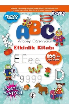 ABC Alfabeyi Öğreniyorum Etkinlik Kitabı 5+ Yaş- Misket Kitap ABC Alfabeyi Öğreniyorum Etkinlik Kitabı 5+ Yaş- Misket Kitap