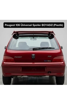 Pejo 106 Üniversal Tip Spoiler Plastik Boyasız Pejo 106 Üniversal Tip Spoiler Plastik Boyasız