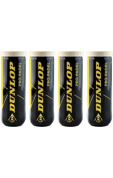 Dunlop Pro Padel 3'lü 4 Kutu Padel Topu 601552 Çok Renkli