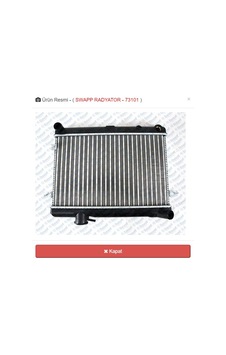 Radyatör Motor Su M131 Dks Şahin Kartal Doğan Ym 3 Sıra Radyatör Motor Su M131 Dks Şahin Kartal Doğan Ym 3 Sıra