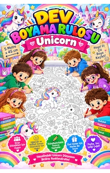 Unicorn Magic Tek Boynuzlu At Dev Boyama Kağıdı Boyama Rulosu Büyük Boy 5 Metre - 808527452 Unicorn Magic Tek Boynuzlu At Dev Boyama Kağıdı Boyama Rulosu Büyük Boy 5 Metre - 808527452