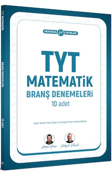 Mert Hoca Yayınları Tyt Matematik Branş Denemeleri 10 Adet Mert Hoca Yayınları Tyt Matematik Branş Denemeleri 10 Adet
