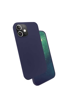 Apple Uyumlu iPhone 12 Uyumlu Zore Silk Silikon-lacivert Lacivert - Apple Uyumlu iPhone 12 Uyumlu Zore Silk Silikon-lacivert Lacivert -