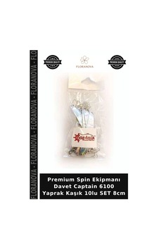 Premium Spin Ekipmanı Davet Captain 6100 Yaprak Kaşık 10lu Set 8cm Standart