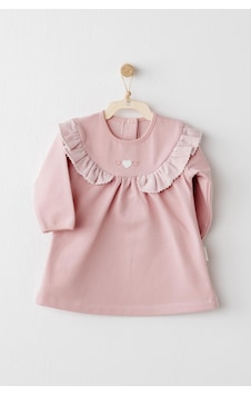 AndyWawa Kız Bebek Elbise Dress Mon Petıt Amour Ac26092 Pembe