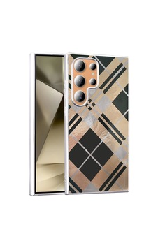 Galaxy Uyumlu S25 Ultra Kılıf Desenli Zore Mep Kapak Geometrik Galaxy Uyumlu S25 Ultra Kılıf Desenli Zore Mep Kapak Geometrik