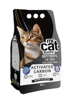 Mr. Cat Happy Aktif Karbonlu Kedi Kumu 10 L