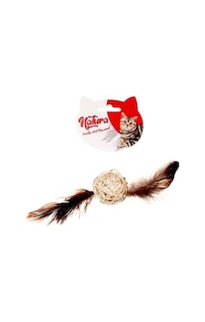 Natura PTC-001 20 CM Tüylü Bambu Top Kedi Oyuncağı Natura PTC-001 20 CM Tüylü Bambu Top Kedi Oyuncağı