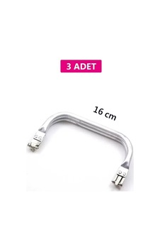 Hrşytrend Gizli Metal Çanta Bursu 3 Adet - 16 Cm - Metal Çanta Aparatı Çanta Aksesuarı Çok Renkli