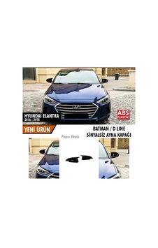 Hyundai Elantra (2016 - 2018) Batman Ayna Kapağı (parlak Siyah) (si