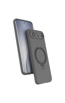 Tecno Spark Slim 5g Kılıf Magsafe Şarj Özellikli Standlı Sensitive Touch Samara Kapak Titanyum-gri Tecno Spark Slim 5g Kılıf Magsafe Şarj Özellikli Standlı Sensitive Touch Samara Kapak Titanyum-gri