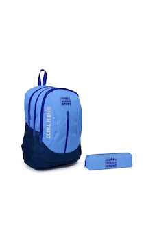 Coral High Sport Derin Mavi Lacivert Sırt Çantası ve Kalemlik Set Coral High Sport Derin Mavi Lacivert Sırt Çantası ve Kalemlik Set