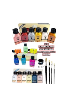 6x75 Ml Metalik Renkler 6x75 Ml Canlı Renkler 6x75 Ml İskandinav Renkler 4 Adet Fırça Artdeco 0000 Naturel 6x75 Ml Metalik Renkler 6x75 Ml Canlı Renkler 6x75 Ml İskandinav Renkler 4 Adet Fırça Artdeco 0000 Naturel