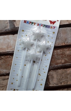 4 Adet Beyaz Yıldız Pasta Mumu Yıldız Doğum Günü Pasta Mumu Beyaz Pasta Mumu Yıldız Mum White Candle Renkli 4 Adet Beyaz Yıldız Pasta Mumu Yıldız Doğum Günü Pasta Mumu Beyaz Pasta Mumu Yıldız Mum White Candle Renkli