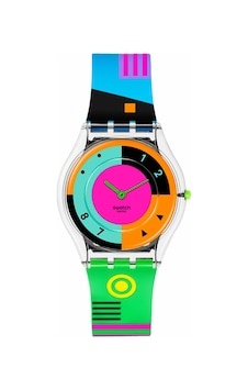 Swatch Ss08k119 Neon Hot Racer Bayan Kol Saati Çok Renkli Swatch Ss08k119 Neon Hot Racer Bayan Kol Saati Çok Renkli
