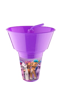 Myy Little Pony Yuvarlak Mısır Kovalı Pipetli Bardak