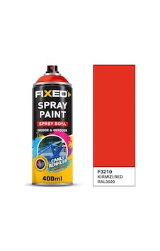 Sgs Fıxed Ral 3020 Trafik Kırmızı Akrilik Sprey Boya 400 Ml F3210 3020 Sgs Fıxed Ral 3020 Trafik Kırmızı Akrilik Sprey Boya 400 Ml F3210 3020