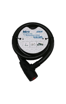 Anahtarlı Aç-kapa Kilit Kapaklı Motor - Bisiklet Kilit Çelik Tel Siyah Şeffaf Kılıf 20mmx150cm Diğer Anahtarlı Aç-kapa Kilit Kapaklı Motor - Bisiklet Kilit Çelik Tel Siyah Şeffaf Kılıf 20mmx150cm Diğer