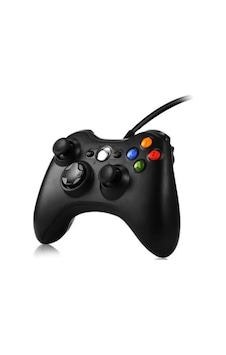 Xbox 360 Gamepad Joystick Kablolu Oyun Kolu Pc-360 Uyumlu Siyah Xbox 360 Gamepad Joystick Kablolu Oyun Kolu Pc-360 Uyumlu Siyah
