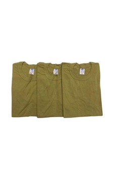 Flaş Erkek Haki 3'lü Asker Fanilası Haki M Olive Green