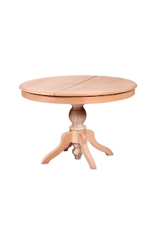Evimeaksesuar 120 Cm Baba Ayaklı Yuvarlak Raylı Açılır Masa Ahşap Ham&Cilasız Evimeaksesuar 120 Cm Baba Ayaklı Yuvarlak Raylı Açılır Masa Ahşap Ham&Cilasız