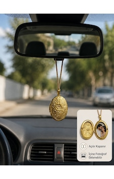 Vintage Madalyon Tasarımlı Açılır Kapanır Dikiz Aynası Araba Süsü Vintage Madalyon Tasarımlı Açılır Kapanır Dikiz Aynası Araba Süsü