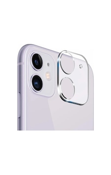 Nettech Apple Uyumlu iPhone 11 Şeffaf Çerçeveli Seri Kamera Cam