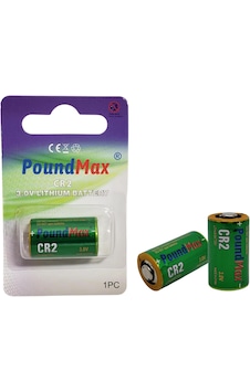 Poundmax Lityum Cr-2 Cr17355, Cr-2m, Dlcr2, Kcr2, 6206 Özel Pil, 3v 1x 1-paket Poundmax Lityum Cr-2 Cr17355, Cr-2m, Dlcr2, Kcr2, 6206 Özel Pil, 3v 1x 1-paket