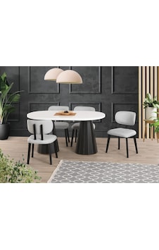 Uyar Beyaz 4 Adet Rüya Sandalye 90 160+30 Pota Açılabilir Masa Ta Uyar Beyaz 4 Adet Rüya Sandalye 90 160+30 Pota Açılabilir Masa Ta