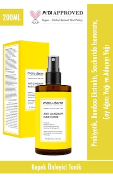 Maruderm Kepeğe Karşı Etkili Saç Toniği 200 ML Maruderm Kepeğe Karşı Etkili Saç Toniği 200 ML