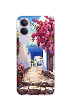 Vivo V70 Fe Uyumlu Ege'nin Kayıp Sokakları Baskılı Silikon Kılıf Renkli Vivo V70 Fe Uyumlu Ege'nin Kayıp Sokakları Baskılı Silikon Kılıf Renkli