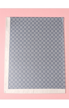 Özense 180 X 70 Cm Boyunda Desenli Pamuk Soft Şal Gri Özense 180 X 70 Cm Boyunda Desenli Pamuk Soft Şal Gri