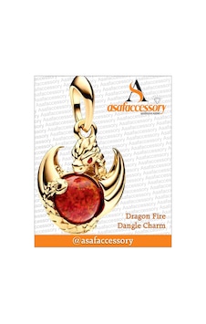 Game Of Thrones Ejderha Ateşi Charm Gümüş Kaplama Game Of Thrones Ejderha Ateşi Charm Gümüş Kaplama