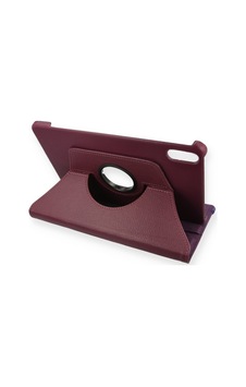 Pad V9 Kılıf 360 Tablet Deri Kılıf - Mürdüm Pad V9 Kılıf 360 Tablet Deri Kılıf - Mürdüm