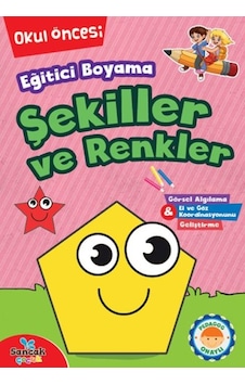 Eğitici Boyama - Şekiller Ve Renkler - Ybve-722449