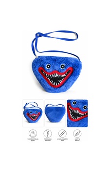 Tmtoysandmore Peluş Çanta Oyuncak Fermuarlı Askılı Mavi Tmtoysandmore Peluş Çanta Oyuncak Fermuarlı Askılı Mavi
