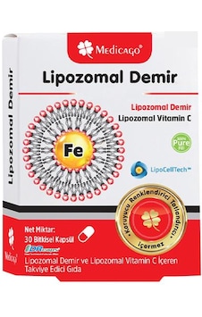 Medicago Lipozomal Demir 30 Kapsül Medicago Lipozomal Demir 30 Kapsül