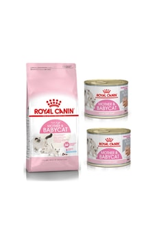 Royal Canin Mother & Baby Cat Yavru Kedi Maması 2 KG + Royal Canin Mother & Baby Cat Konserve Yavru Kedi Maması 2 x 195 G